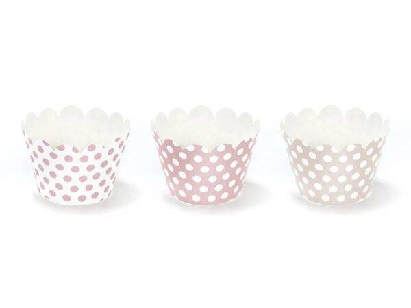 Embalagens de cupcake Doces, misture, 5 x 7,5 x 5 cm
