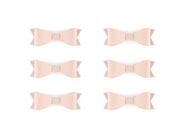 Decorações de papel Laços, rosa pó