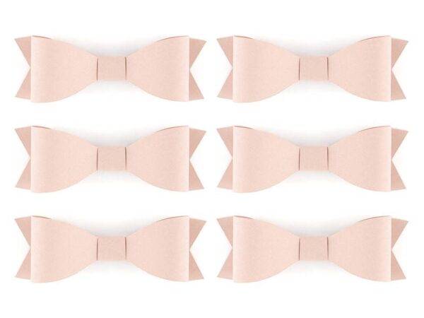 Decorações de papel Laços, rosa pó