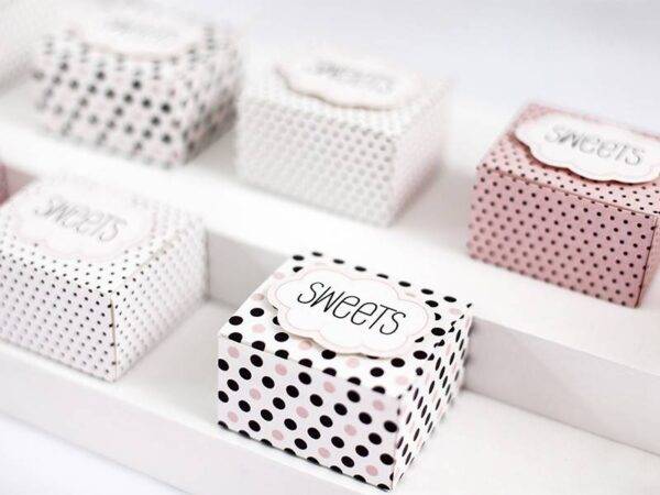 Caixas com uma nuvem Doces, mistura, 6 x 5,5 x 4 cm
