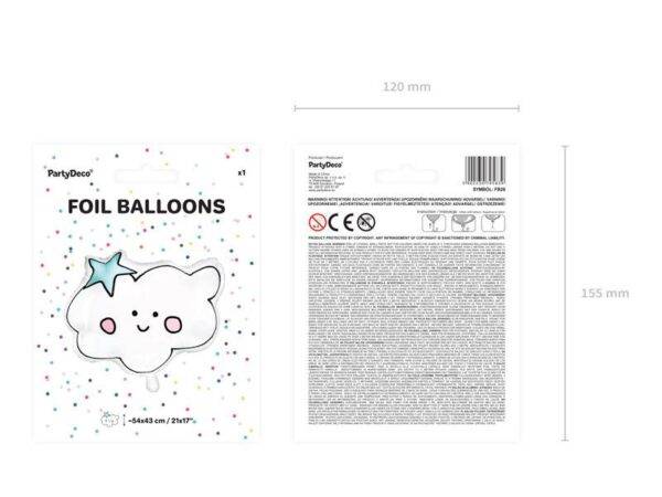Nuvem de balão de foil
