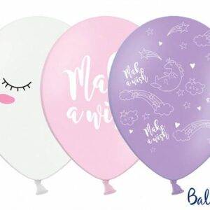 Balões 30 cm, Unicórnio, mistura