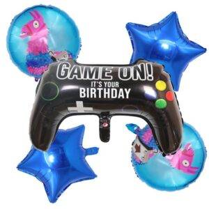 Fortnite Game Party Foil Bouquet Balloons