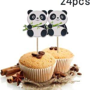 Cake Toppers do tema Panda Baby