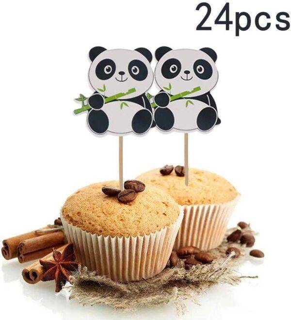 Cake Toppers do tema Panda Baby