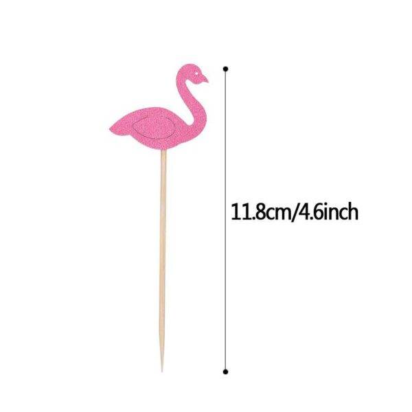 Cake Toppers do tema Flamingo