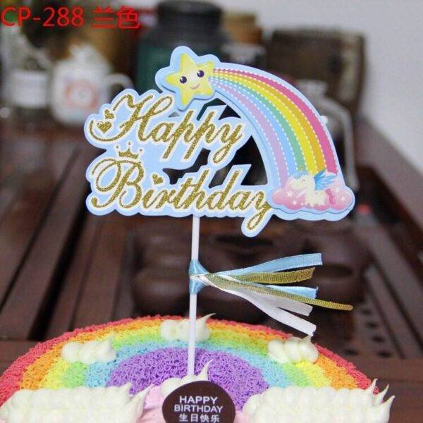 Cake Toppers do tema Arco-Iris
