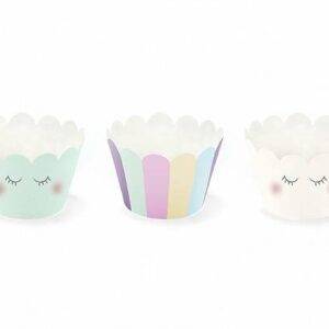 Invólucros de cupcake Unicornio
