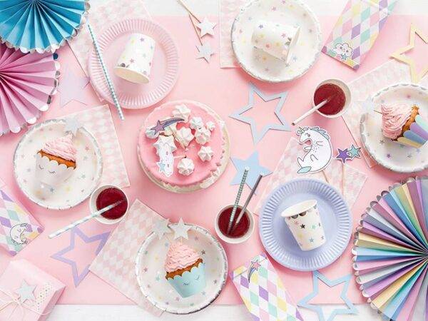 Invólucros de cupcake Unicornio
