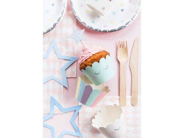 Invólucros de cupcake Unicornio