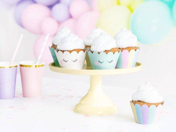 Invólucros de cupcake Unicornio