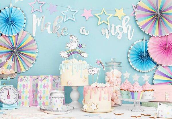Banner Unicornio - Make a Wish