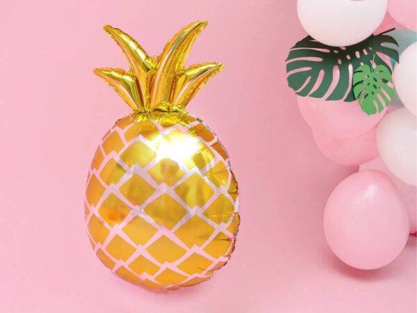 Balão de folha de abacaxi, ouro,