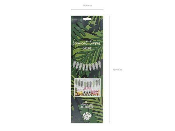 Grinalda Aloha - Folhas tropicais