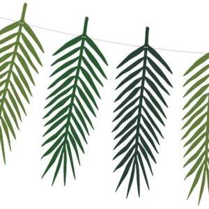 Grinalda Aloha - Folhas tropicais