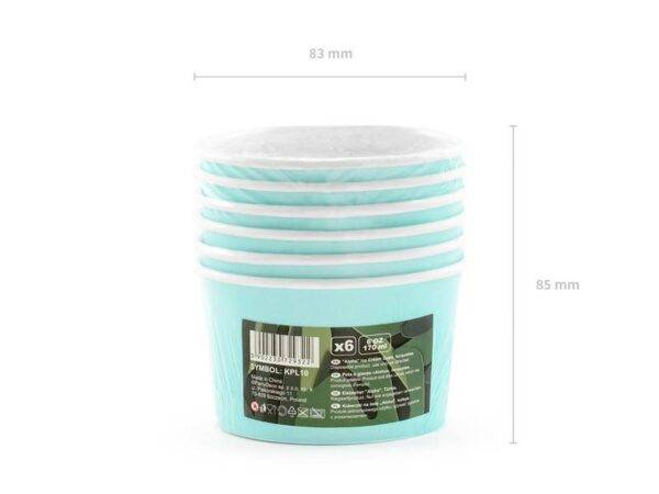 Copos de sorvete Aloha, turquesa, 170 ml