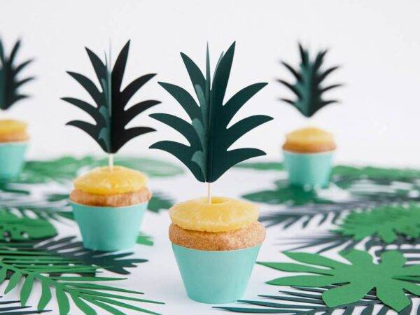 Cupcake toppers Aloha - Abacaxi