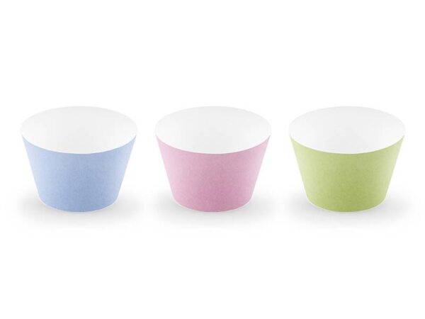 Invólucros de cupcake, misture, 5 x 7,5 x 5 cm