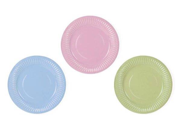 Pratos de Papel Pastelove