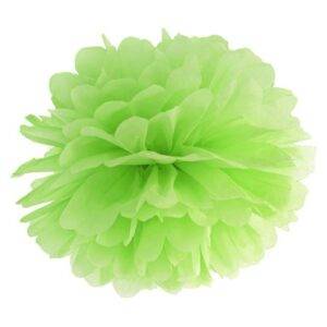 Tissue papel Pompom, maçã verde, 25 cm