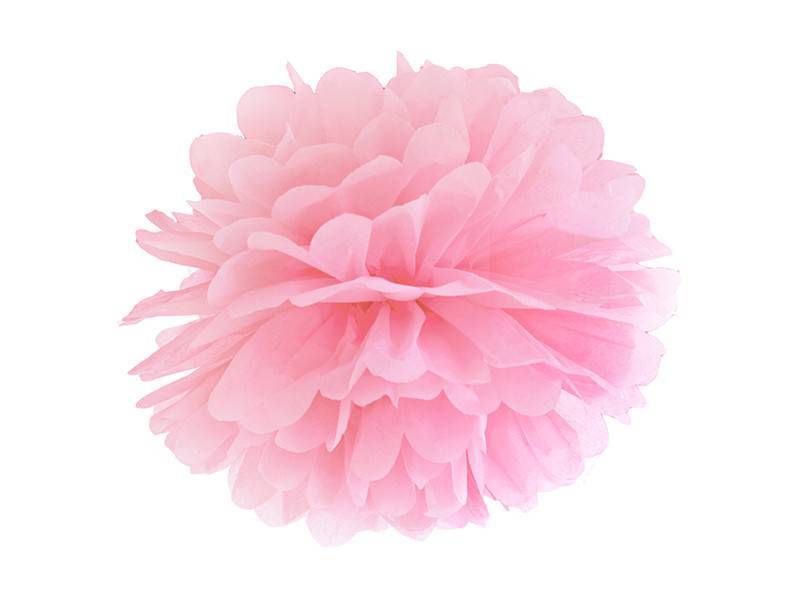 Tissue paper Pompom, rosa claro, 35 cm
