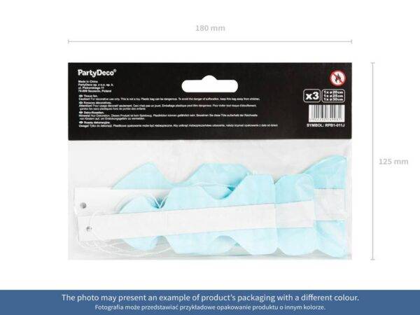 Ventilador de tecido, hortelã leve, 20-30 cm