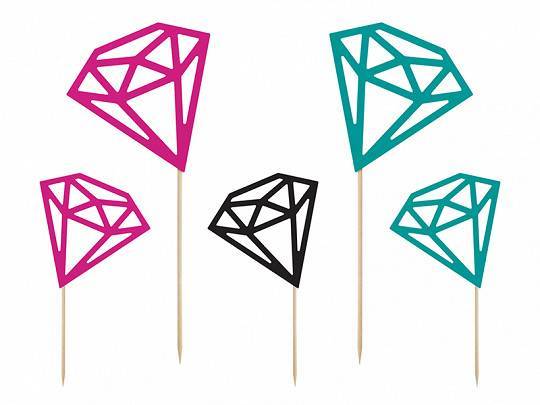 Diamantes Toppers, 12,5-25,5 cm