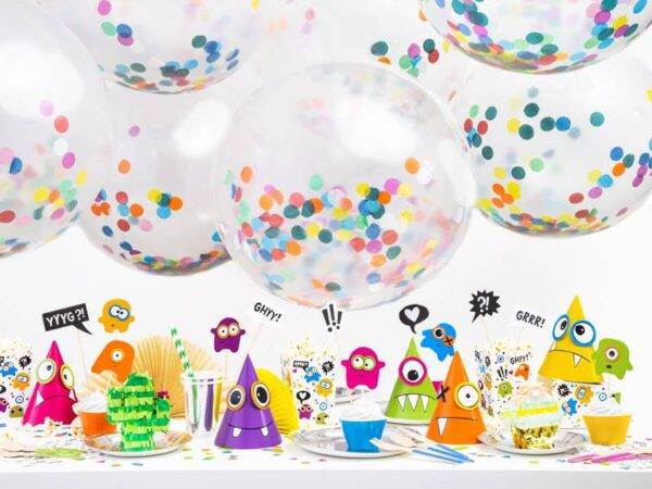Balão confete - círculos, 1m, mistura