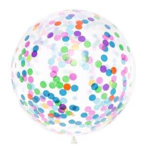 Balão confete - círculos, 1m, mistura