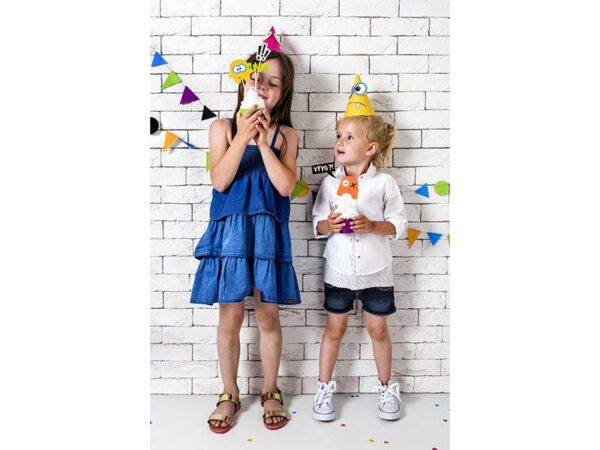 Monstros chapéus de festa, mistura, 16 cm