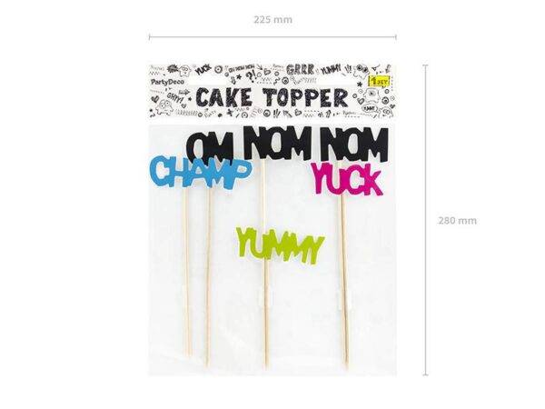 Toppers Monsters - Balões de fala, 13-21,5 cm