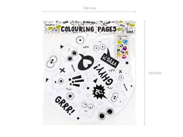 Kit Monstros para colorir