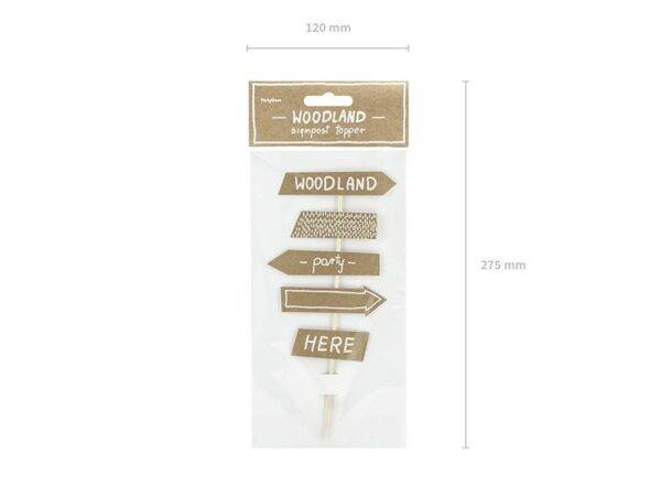 Topper Woodland - Placa de sinalização