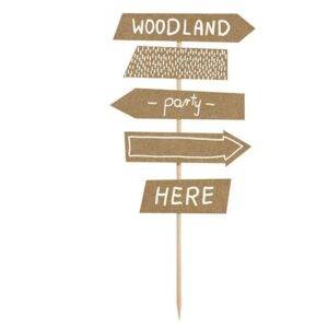 Topper Woodland - Placa de sinalização