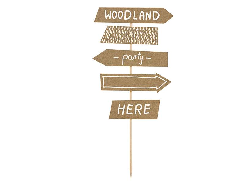 Topper Woodland - Placa de sinalização