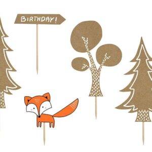 Toppers Woodland, mix: 1pkt/5pc.