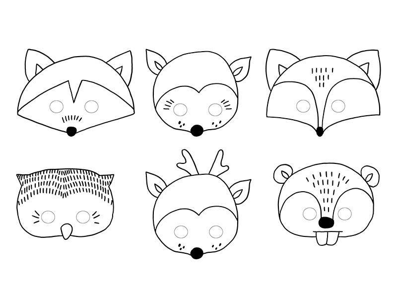 Masks Woodland, mix