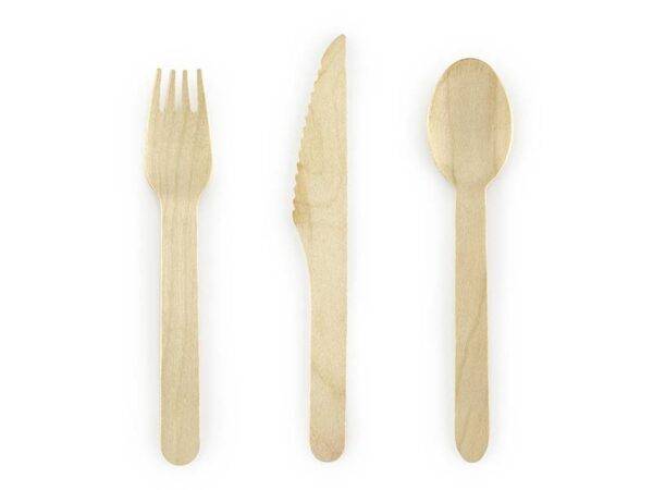 Talheres de madeira Woodland, 16 cm