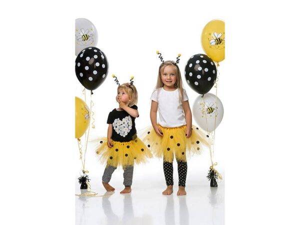Saia tutu Bee, amarela, 50 x 25 cm