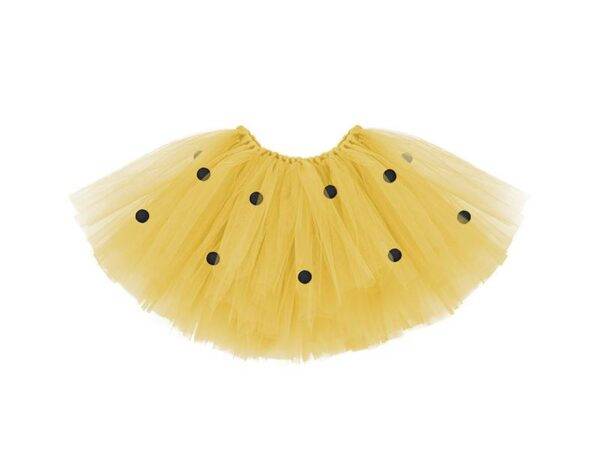 Saia tutu Bee, amarela, 50 x 25 cm