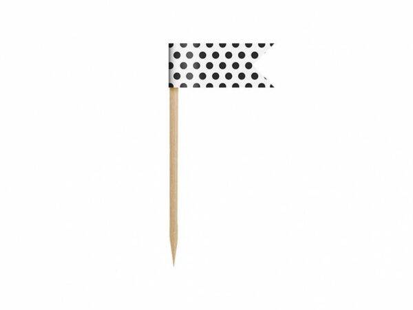 Cupcake Toppers Mini Flags Ladybug, mix, 7 cm
