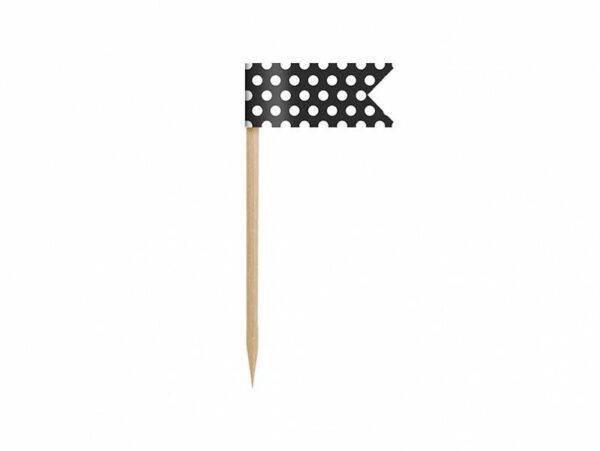Cupcake Toppers Mini Flags Ladybug, mix, 7 cm