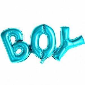 Balão de Foil Girl , 74x33 cm, Azul