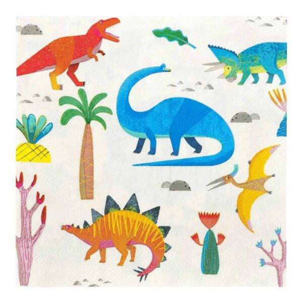Guardanapos de papel Dinossauros