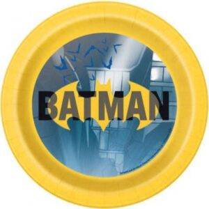 8 PRATOS 18 CM BATMAN