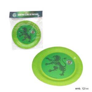 6 Pratos Sporting CP - Produto oficial Licenciado