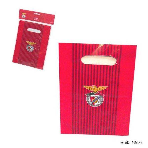 6 Sacos de Lembranças SL Benfica - Produto oficial Licenciado