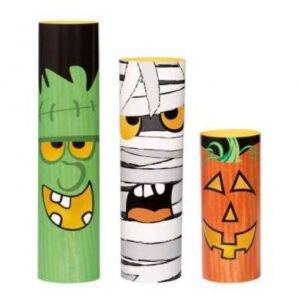 3 CENTRO DE MESA DECORATIVO HALLOWEEN MONSTERS