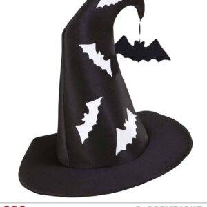 Chapéu de Bruxa com Morcegos