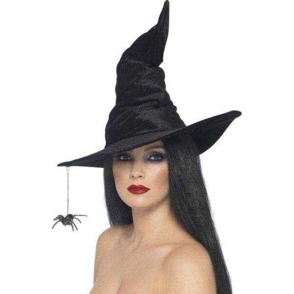Chapéu Bruxa com aranha